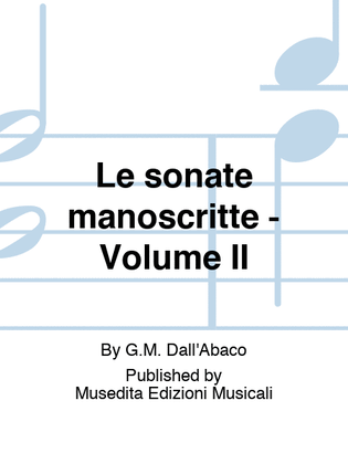 Book cover for Manuscript sonatas 7-12 (Ms. GB-Lbl)