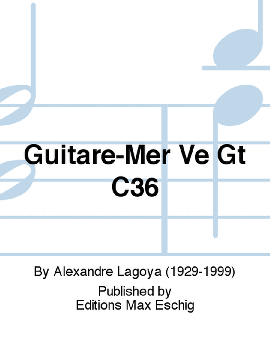Guitare-Mer Ve Gt C36