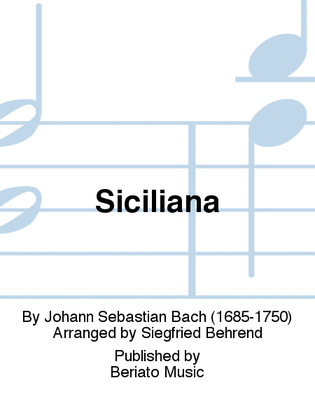 Book cover for Siciliana