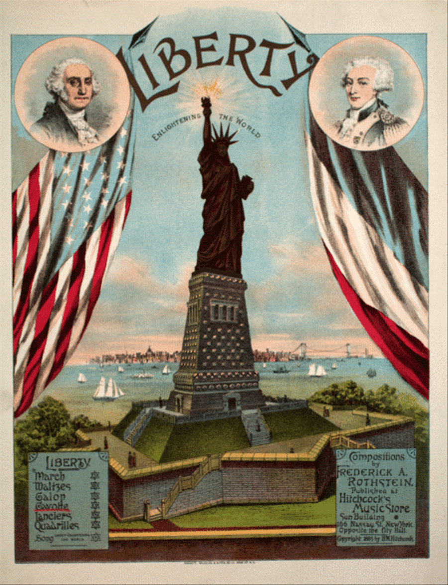 Liberty Enlightening the World. Liberty Gavotte Piano Solo scores gallery preview page 1