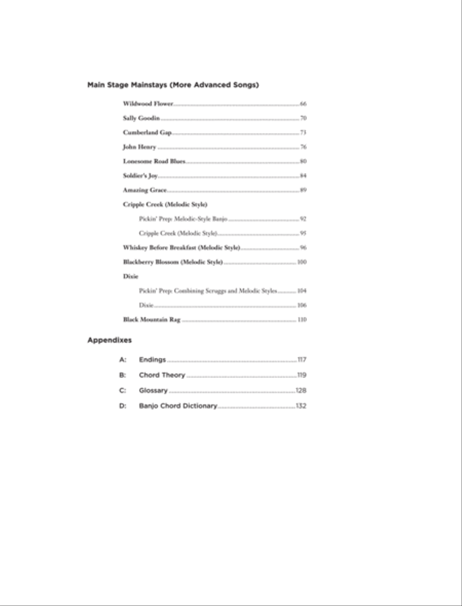 The Complete Idiot's Guide to Bluegrass Banjo Favorites Banjo scores gallery preview page 3