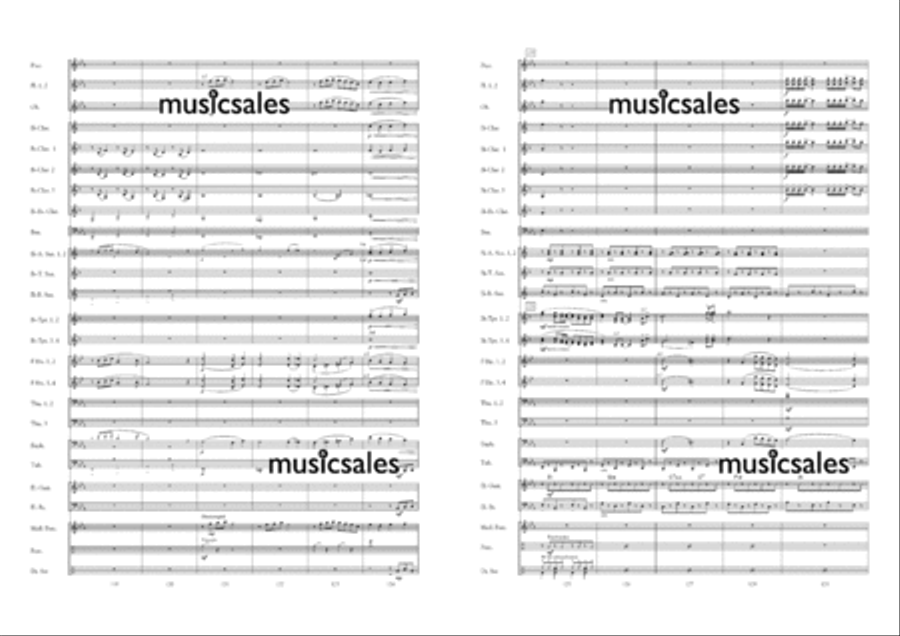 Abba Magic! Concert Band scores gallery preview page 12