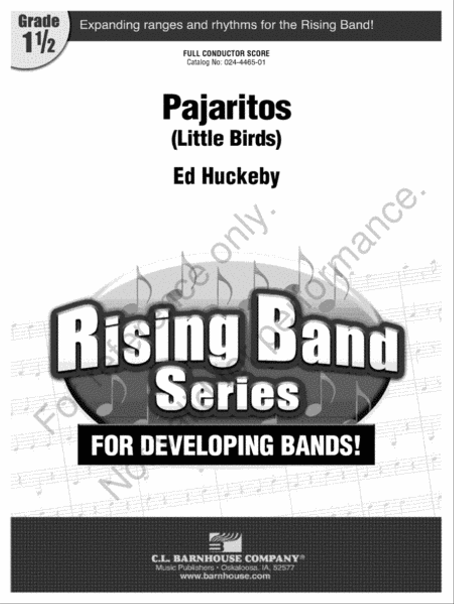 Pajaritos Concert Band scores gallery preview page 2