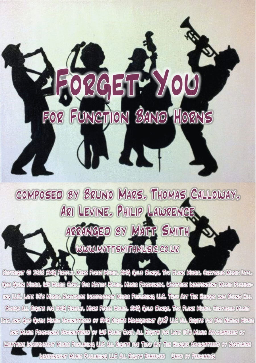 Forget You Voice scores gallery preview page 1