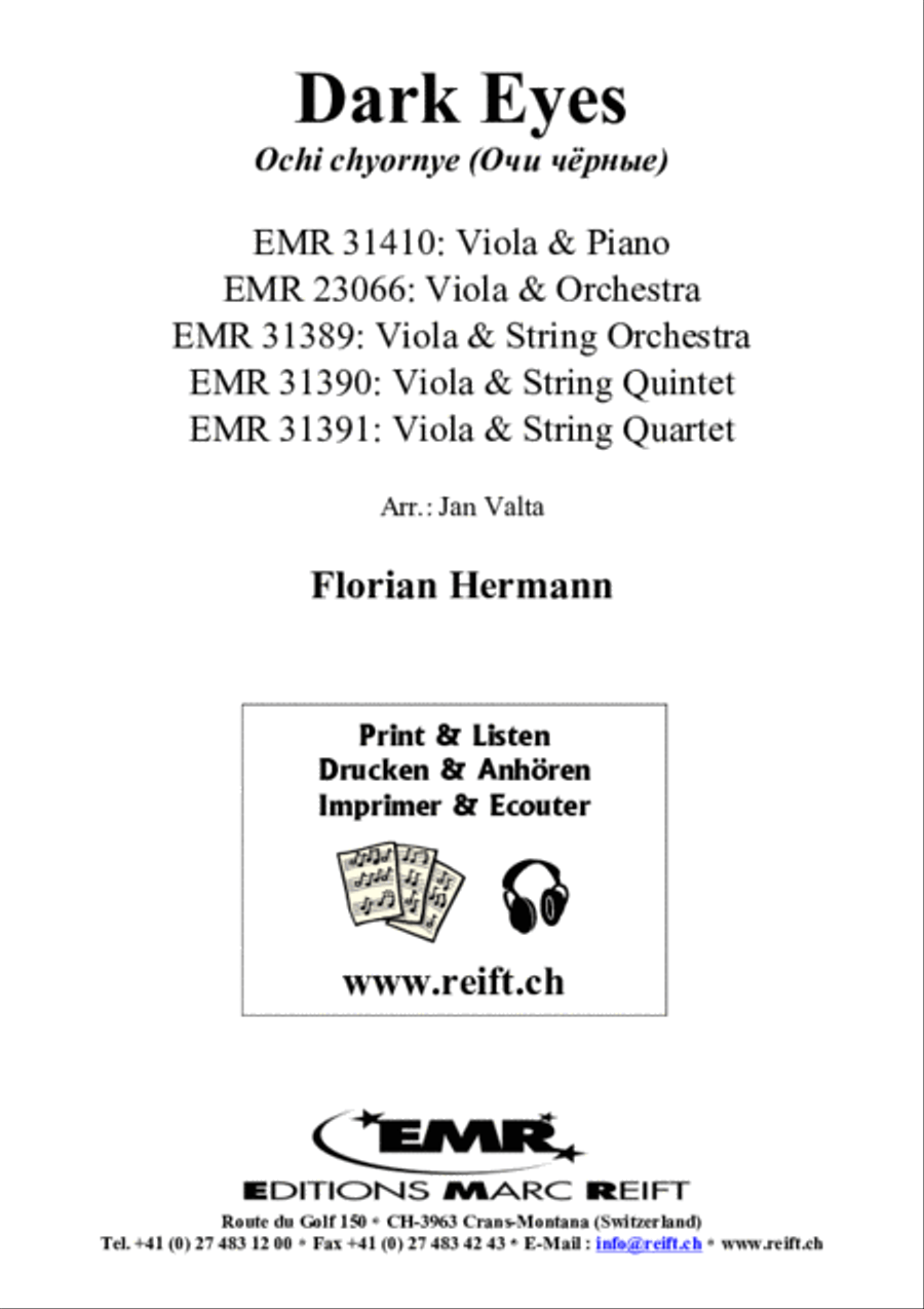 Dark Eyes Dark Eyes Piano Accompaniment scores gallery preview page 2