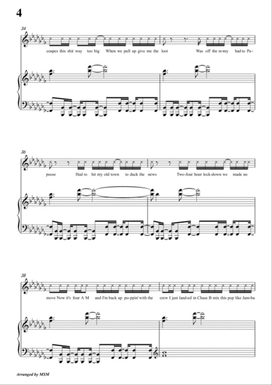 Travis Scott Voice scores gallery preview page 6