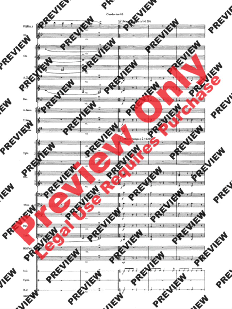 The Civil War The Civil War Concert Band scores gallery preview page 12