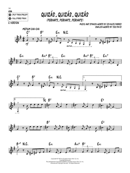 Latin Jazz Standards by Various C Instrument - Sheet Music