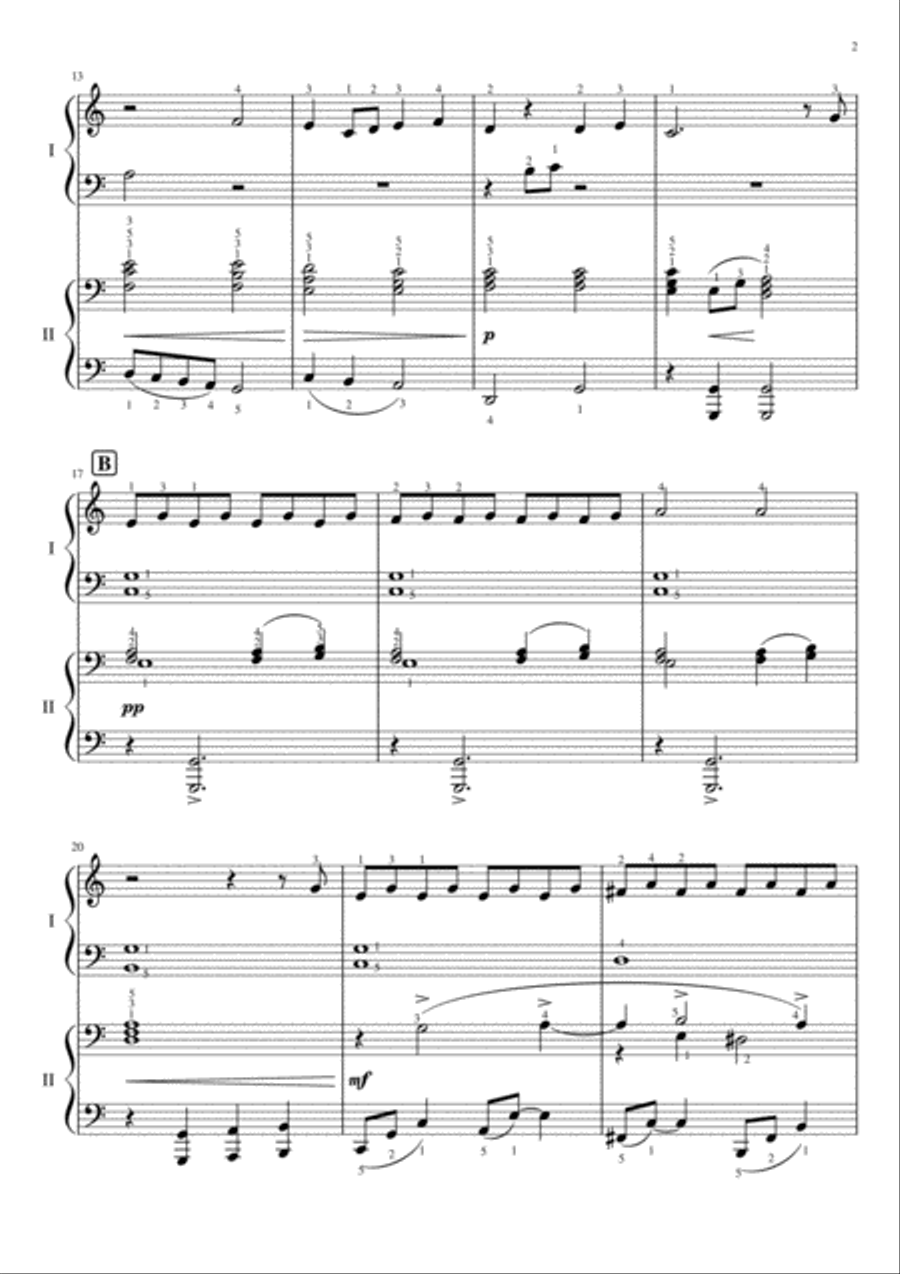 Over The Rainbow Easy Piano scores gallery preview page 2