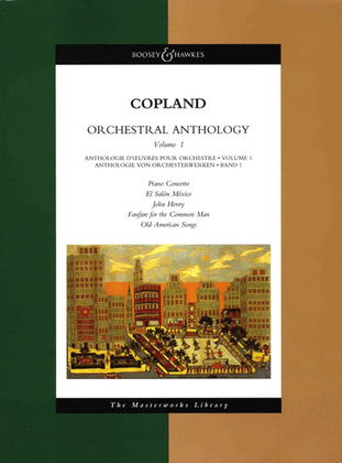 Book cover for Orchestral Anthology – Volume 1