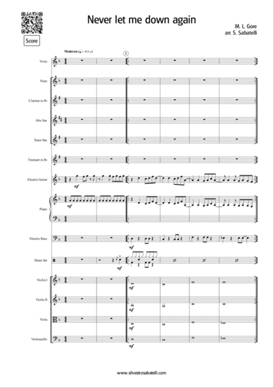 Never Let Me Down Again Never Let Me Down Again Chamber Orchestra scores gallery preview page 2