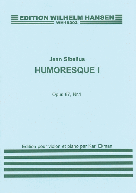 Jean Sibelius: Humoresque No.1 Op.87 No.1 (Violin/Piano)