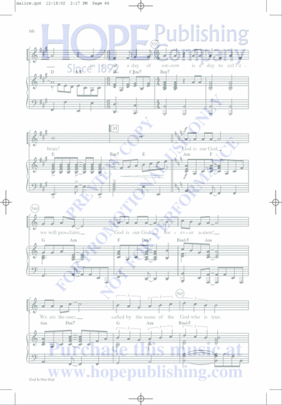 Malice in the Palace Unison Choir scores gallery preview page 66