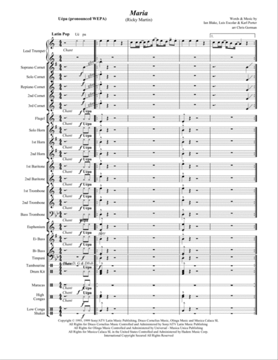 Maria Brass Band scores gallery preview page 4