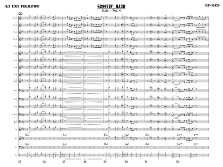 Groovin' Hard Big Band scores gallery preview page 5