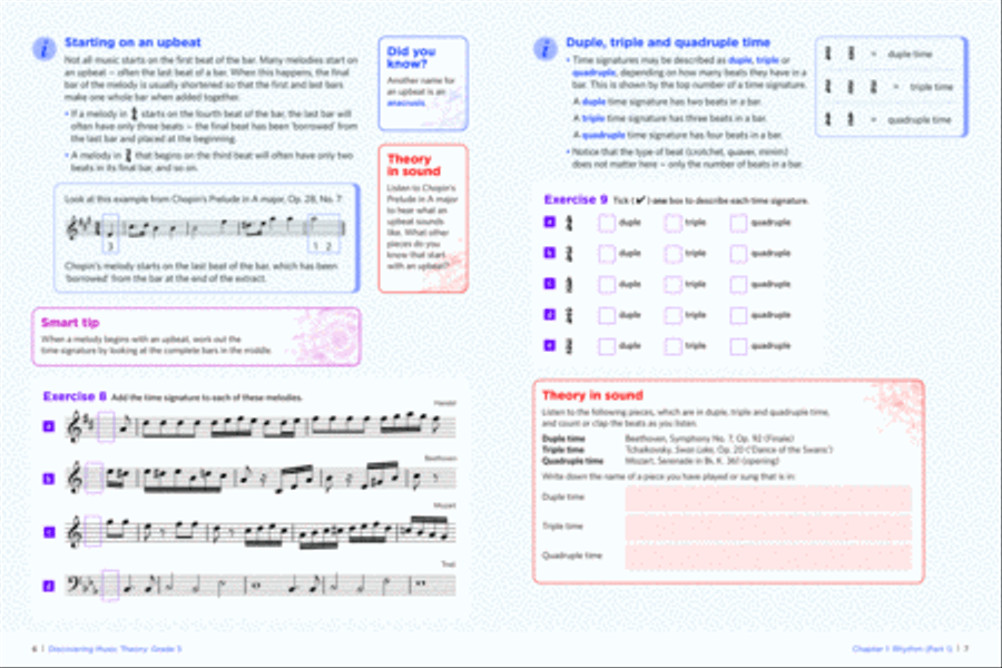 Discovering Music Theory Workbook Activity Books scores gallery preview page 4