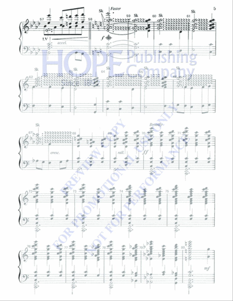 O Worship the King O Worship the King 5-Octaves scores gallery preview page 5