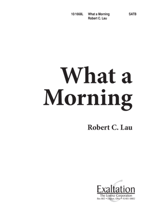 Book cover for What a Morning