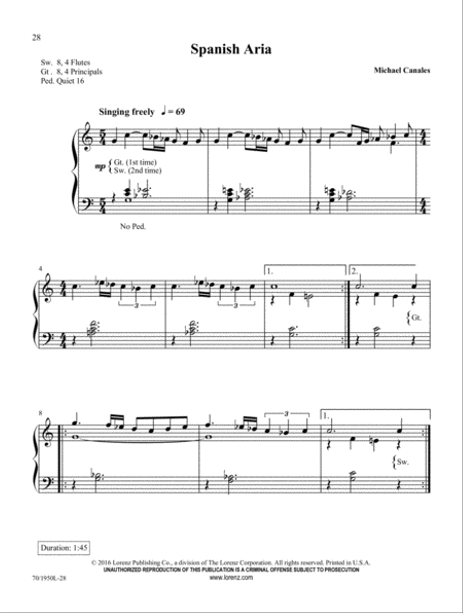 Inventions for Worship Organ Solo scores gallery preview page 12