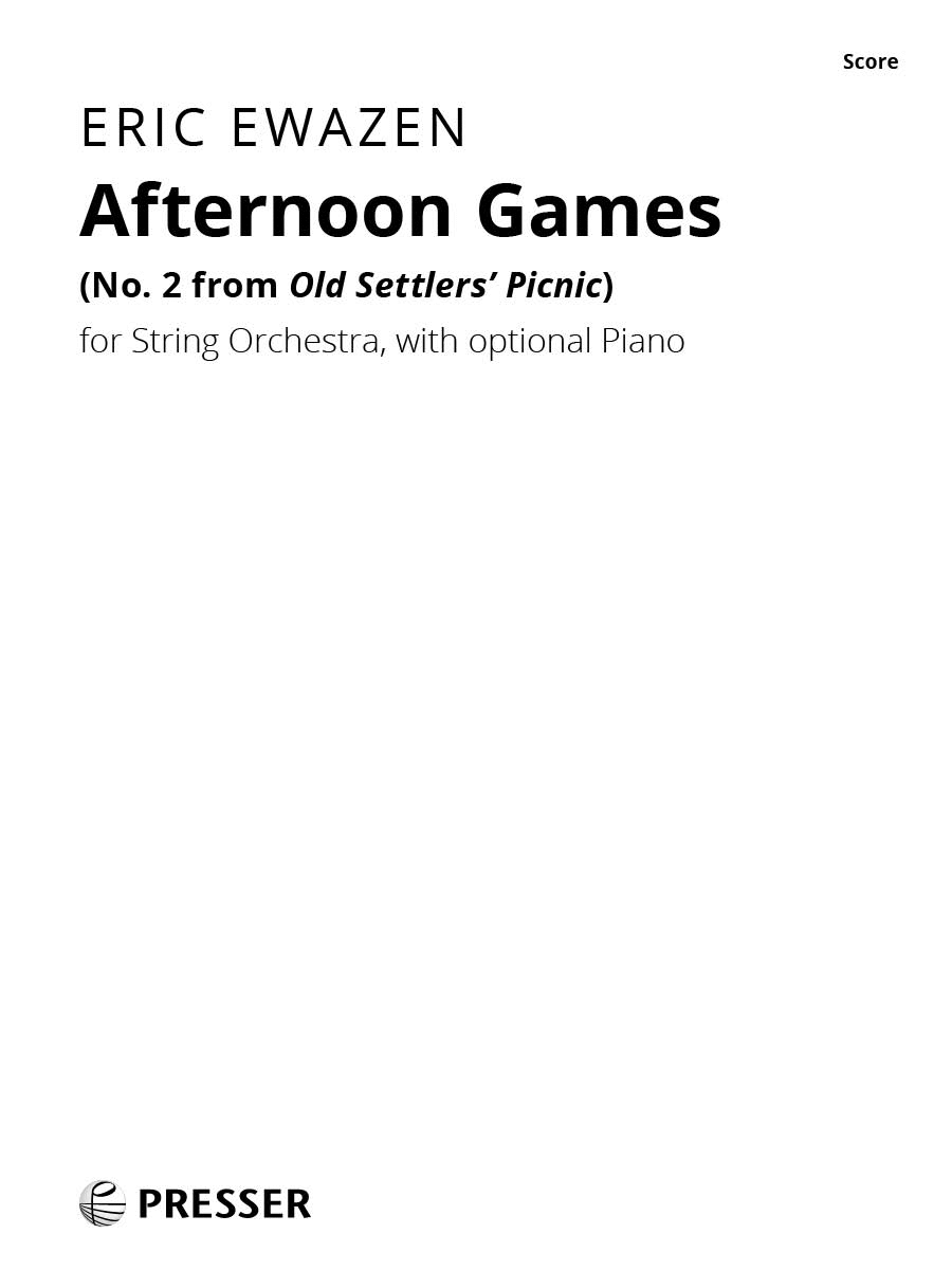 Afternoon Games Orchestra scores gallery preview page 1