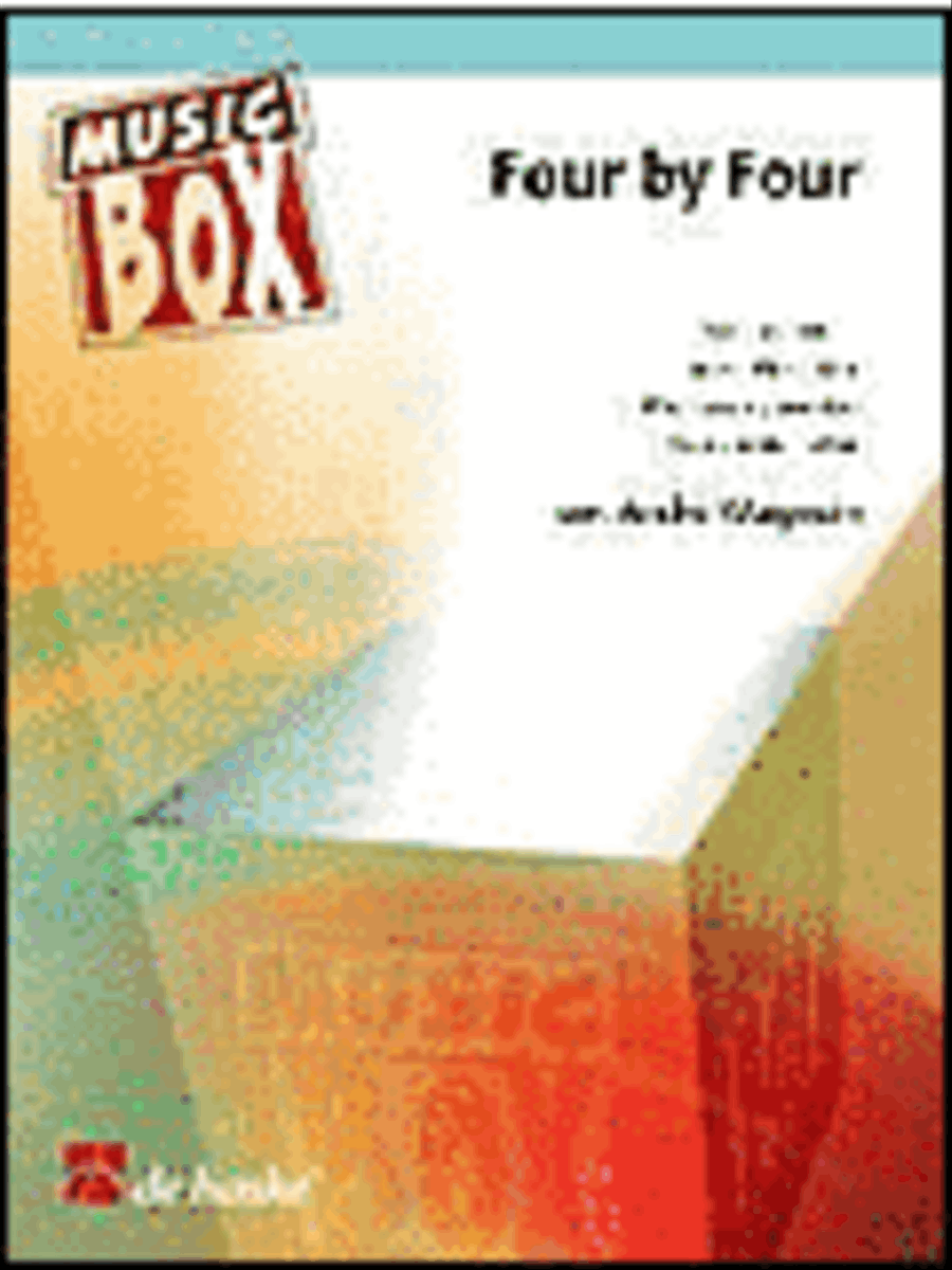 Four By Four Saxophone Quartet (easy-intermediate) Saxophone Quartet scores gallery preview page 1