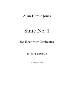 Book cover for Suite No. 1 - 4. Allegro Vivace