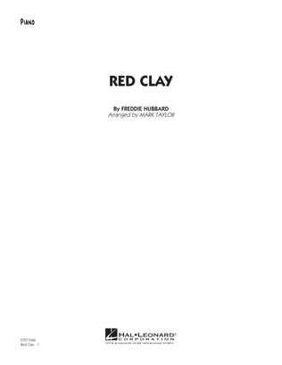 Book cover for Red Clay - Piano