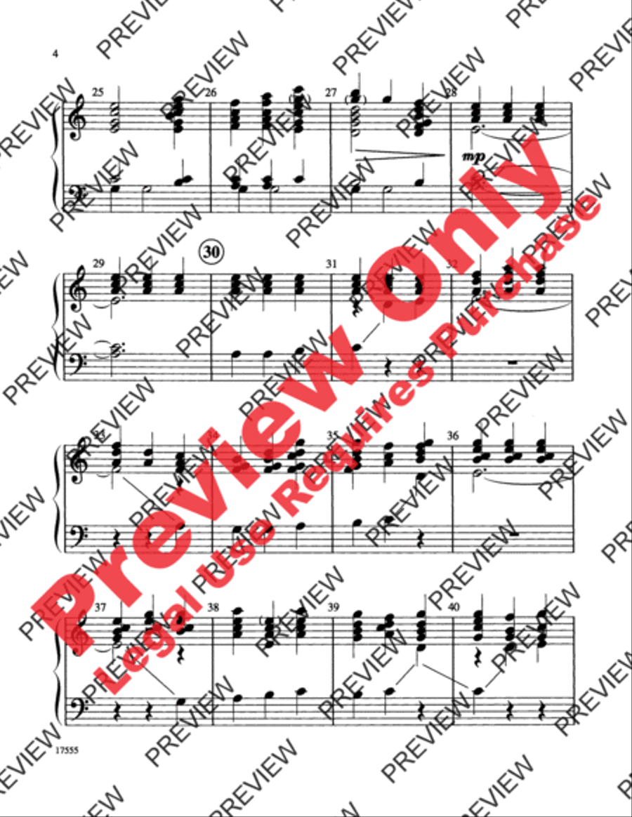 O Worship the King O Worship the King Handbell Choir scores gallery preview page 4