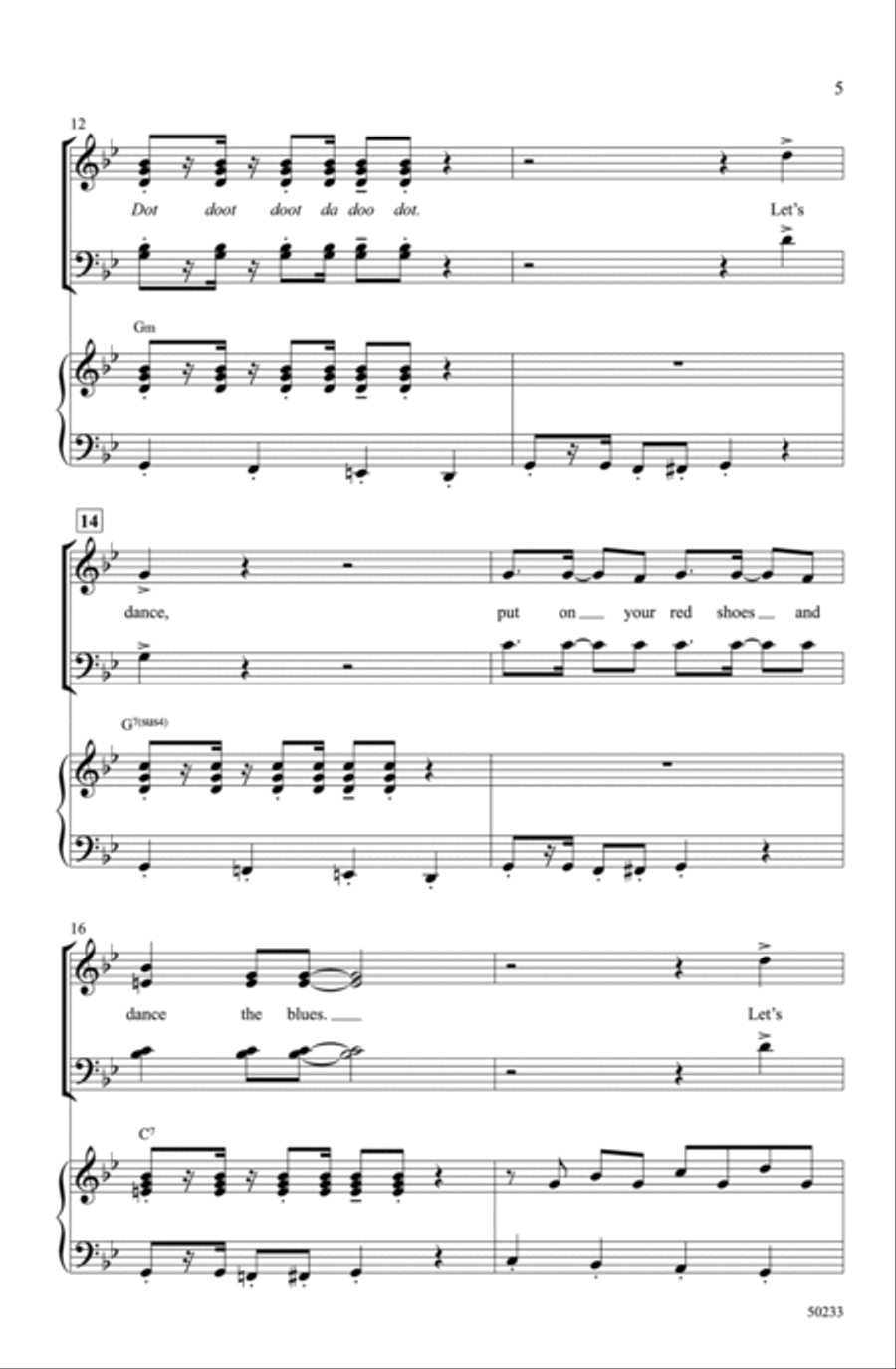 Let's Dance Let's Dance Choir scores gallery preview page 3