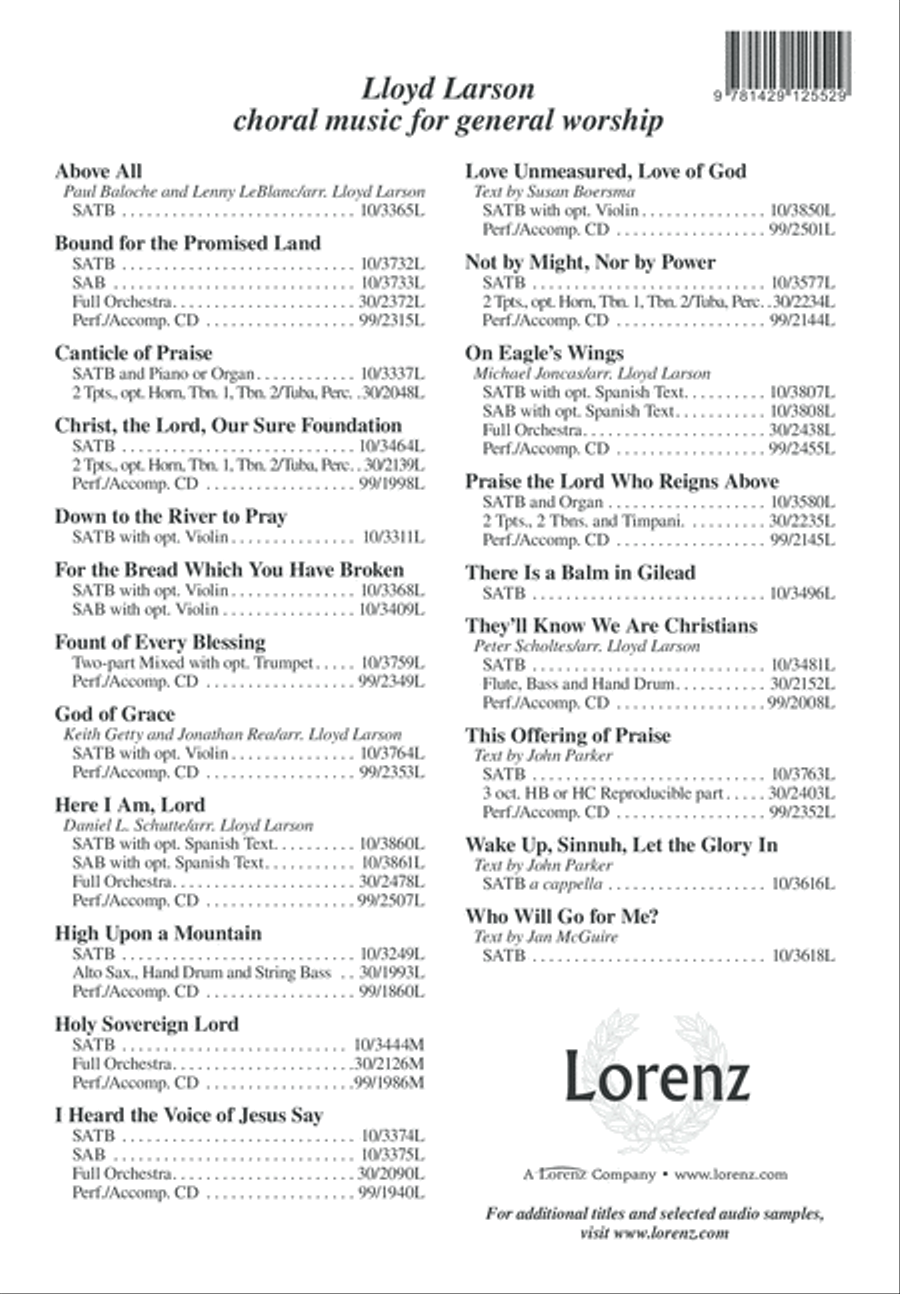 Go Out in Song! 4-Part scores gallery preview page 13