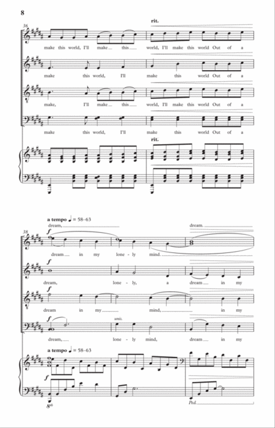 The Music of Stillness Divisi scores gallery preview page 12