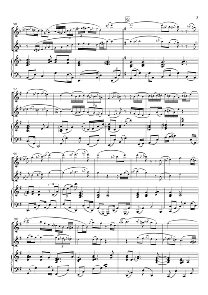 Amazing grace TRIO (Piano & 2 Violins) image number null