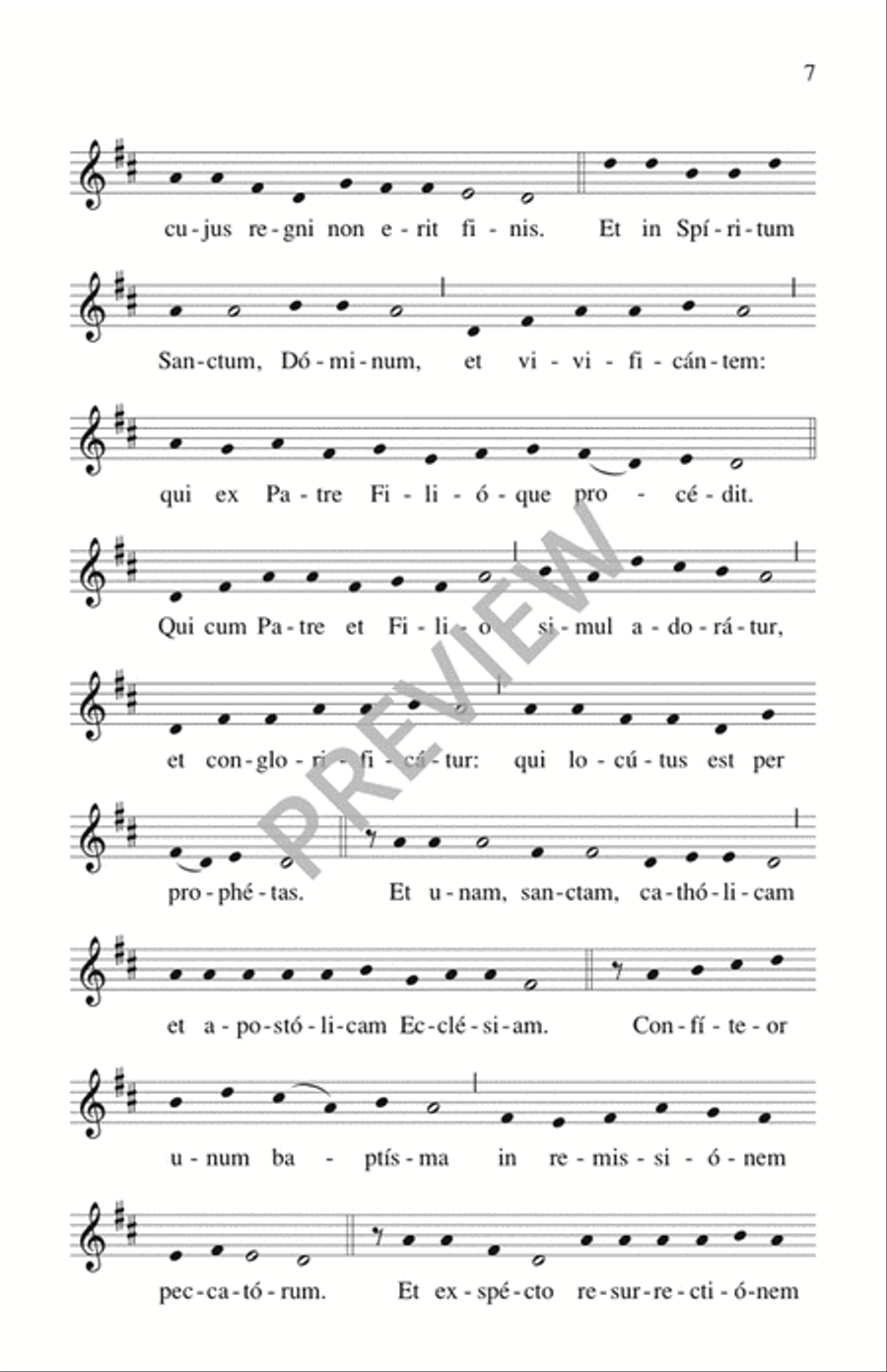Missa de Angelis / Mass of the Angels - Assembly edition Unison Choir scores gallery preview page 8