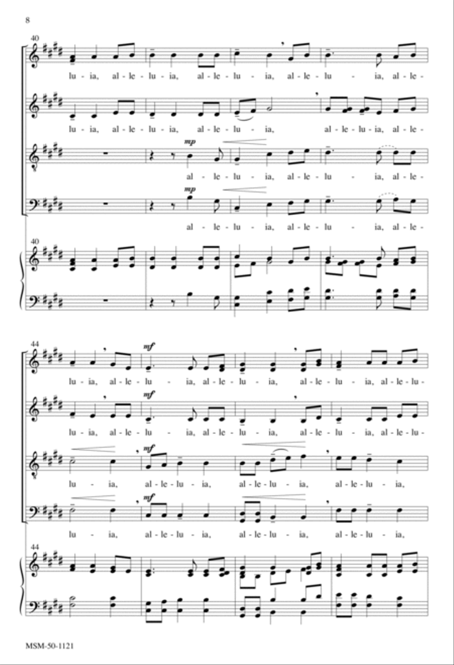 There Is No Rose Divisi scores gallery preview page 8