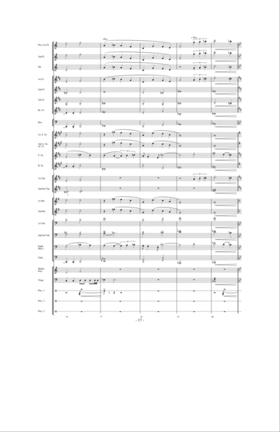 Of Honor and Valor Eternal Concert Band scores gallery preview page 16