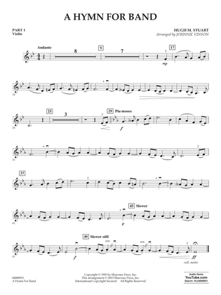 A Hymn for Band (arr. Johnnie Stuart) - Pt.1 - Violin