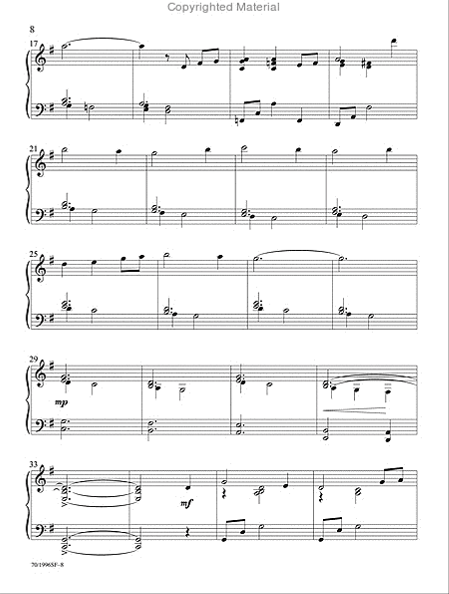 In the Light of the Cross Piano Solo scores gallery preview page 7