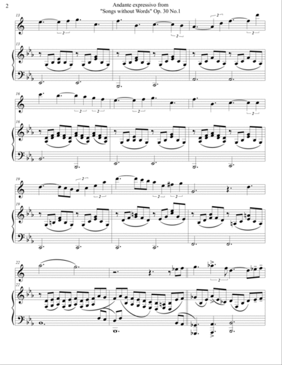 Andante expressivo from 