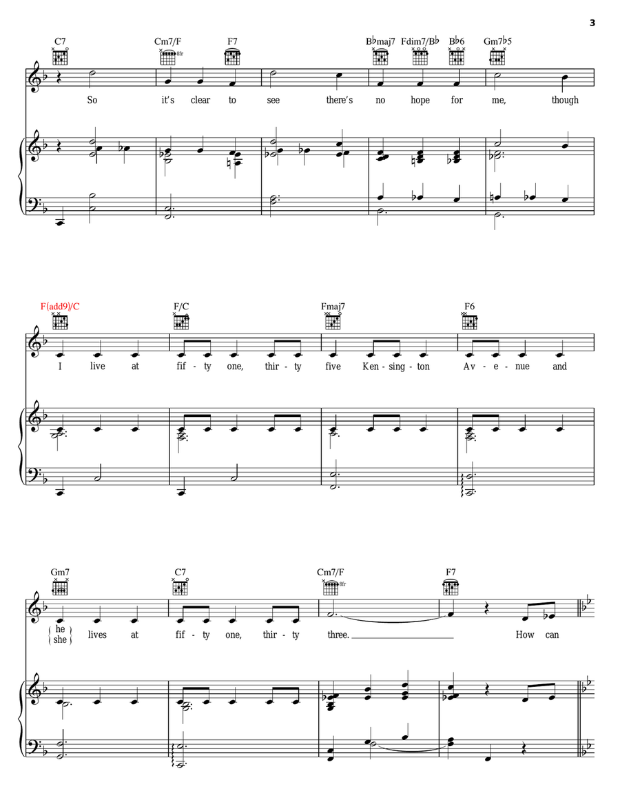 The Boy Next Door Guitar scores gallery preview page 3
