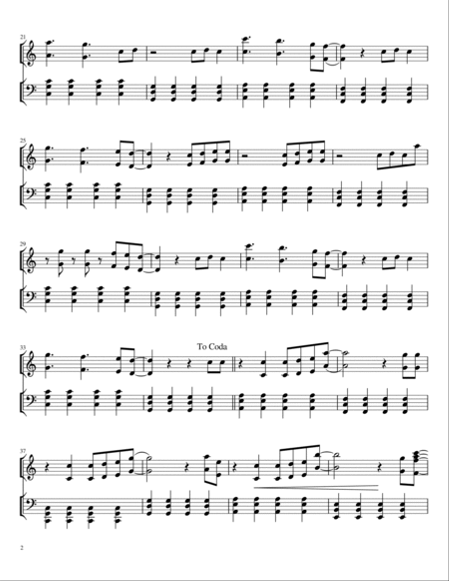 Rewrite The Stars 1 Piano, 4-Hands scores gallery preview page 2