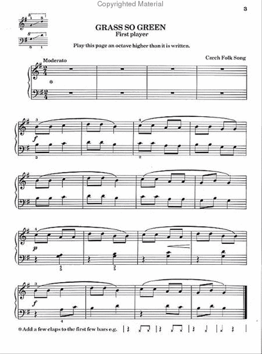 <br>Sheet music extract