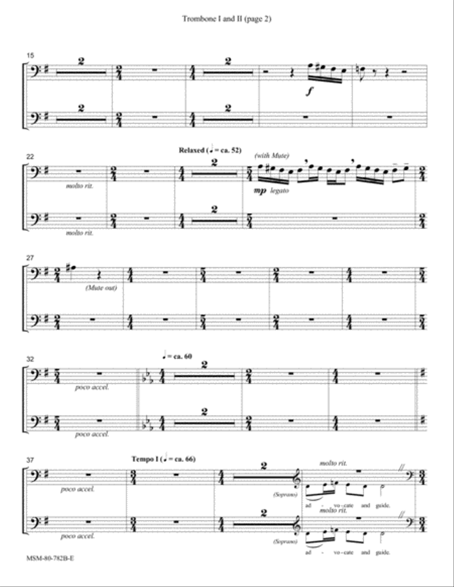 Te Deum Choir scores gallery preview page 6