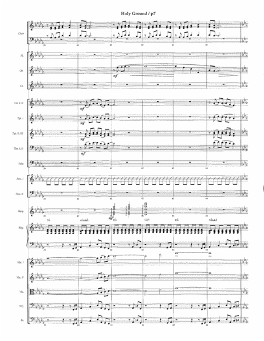 Holy Ground Holy Ground Choir scores gallery preview page 7