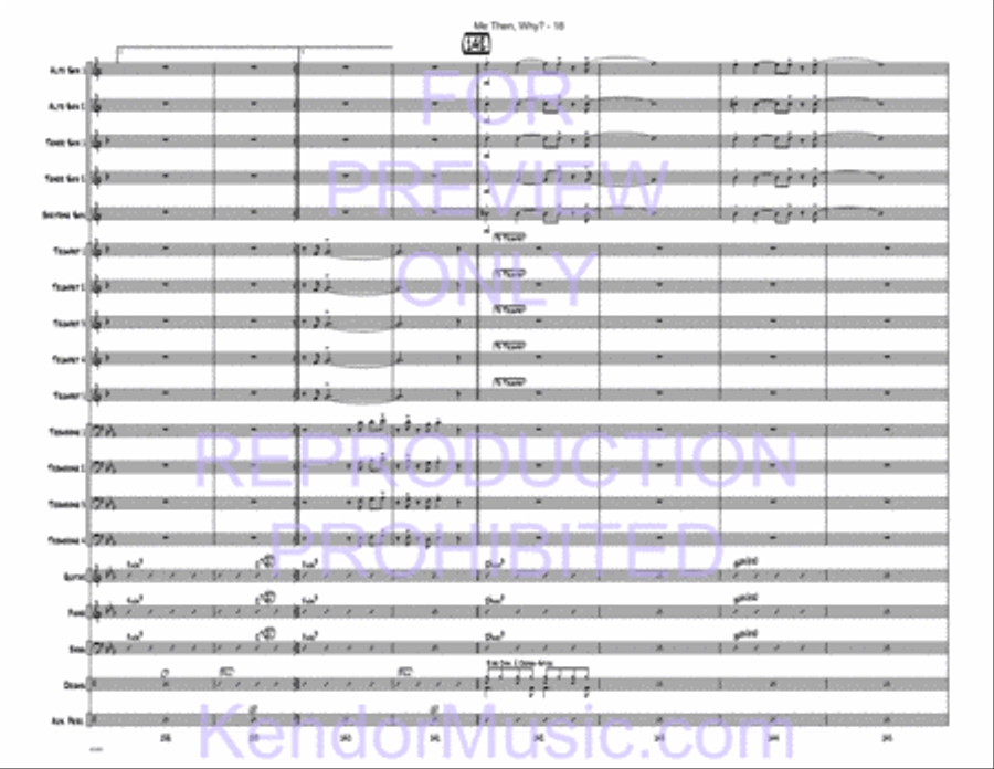 Me Then, Why? Jazz Ensemble scores gallery preview page 49
