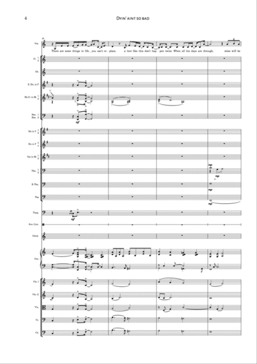 Dyin Ain T So Bad Concert Band scores gallery preview page 6