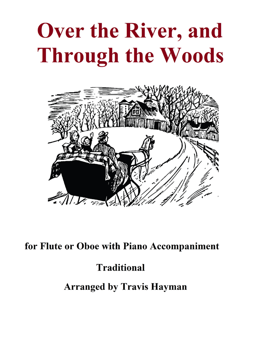 Over the River and Through the Woods - Flute/ Oboe Oboe scores gallery preview page 1