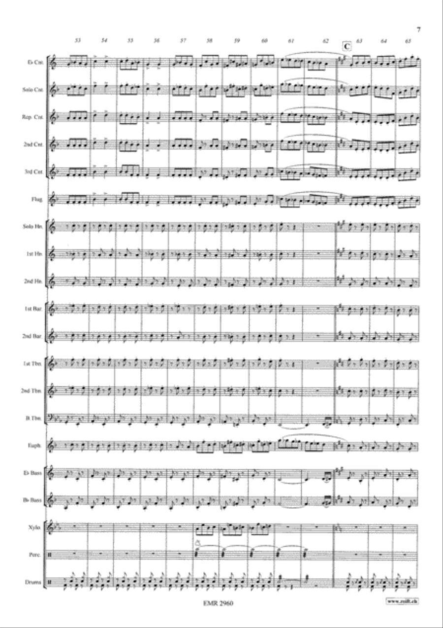 Circus Cancan Brass Band scores gallery preview page 8