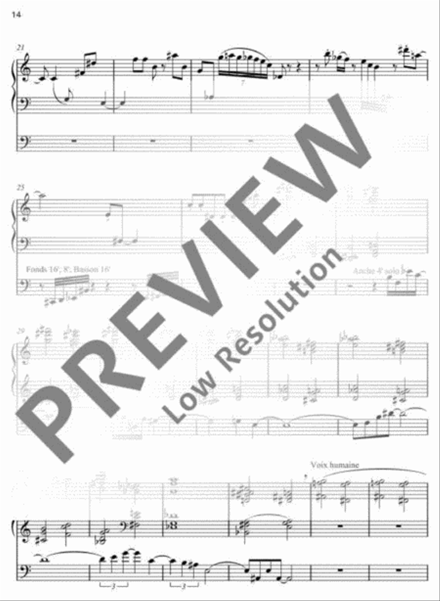 Enfantines Organ scores gallery preview page 15