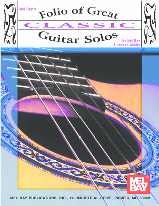 Book cover for Folio of Great Classic Guitar Solos