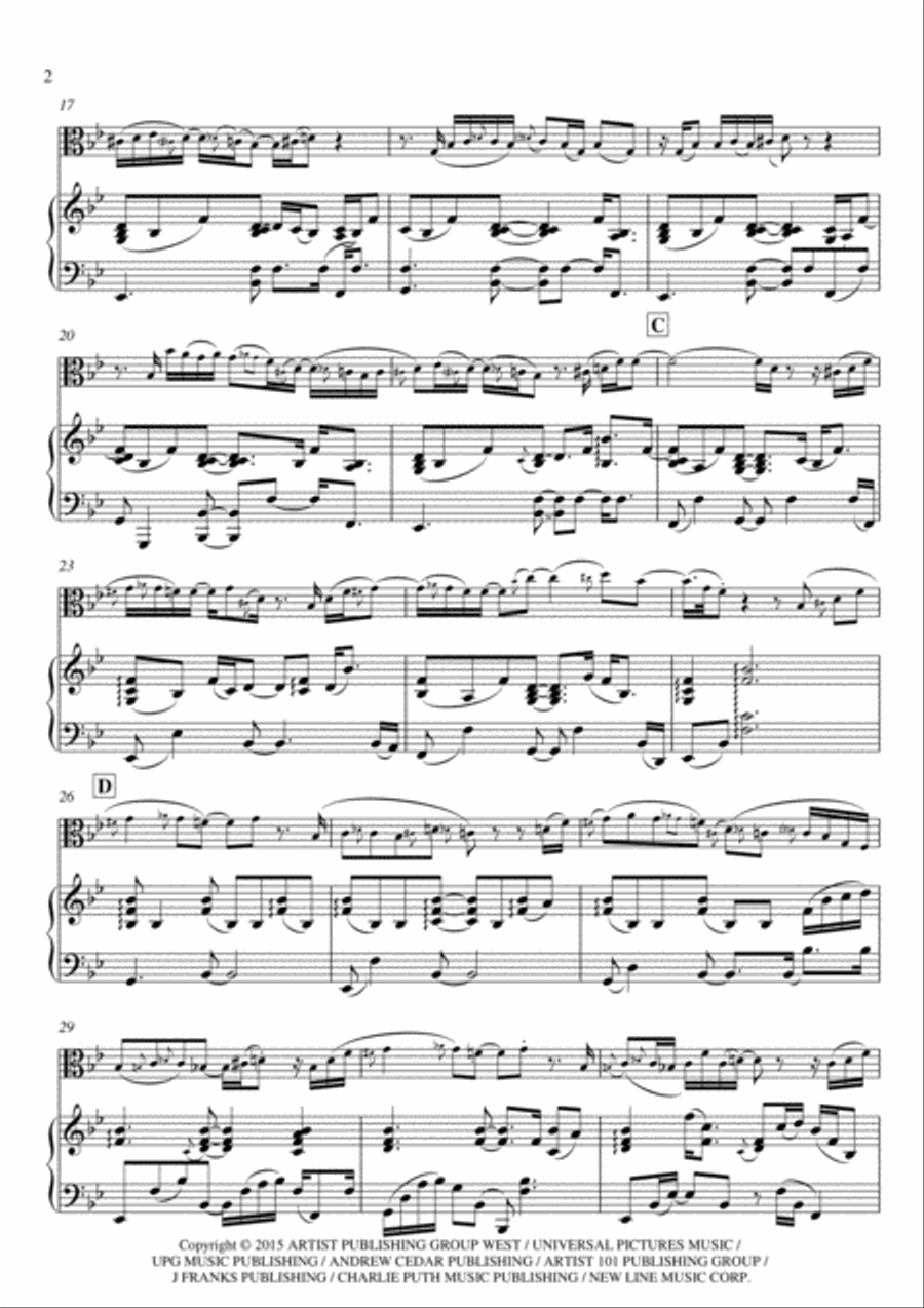 See You Again String Duet scores gallery preview page 3